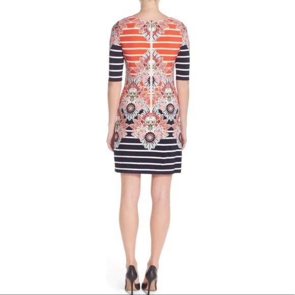Eliza J Print Jersey Sheath Dress - Picture 2 of 11
